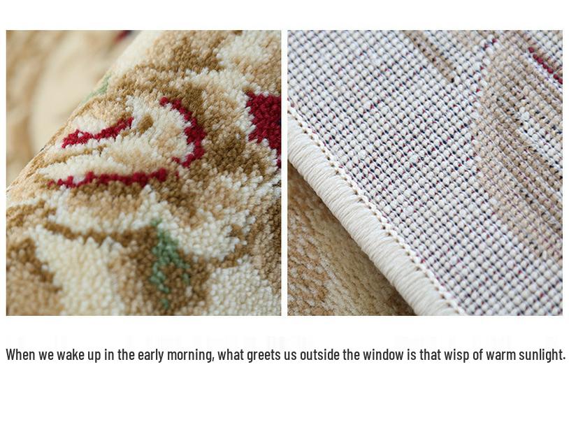 Персидский этнический ковер в скандинавском стиле для гостиной: Мягкий диван и подкладка для кофейного столика