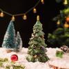 17cm Christmas Tree Miniature Decoration Decorative Craft Tabletop Ornament Resin Statue