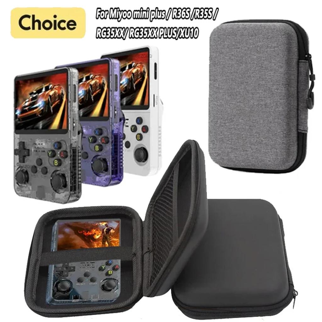 Для игровой консоли R36S/R35 Plus сумка для хранения EVA жесткий портативный защитный чехол для игровых аксессуаров для игровой консоли R36S