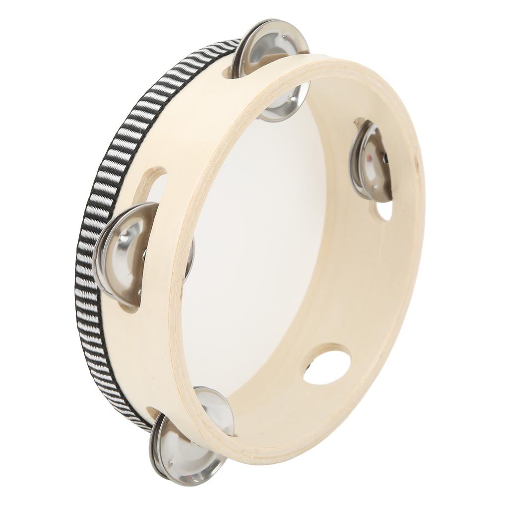 Ручной тамбурин деревянный 154 мм полиэстер четкий звук образовательный тамбурин барабан для выступлений