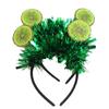 Гавайский обруч для волос с киви для вечеринок у бассейна, пляжных вечеринок, повязка на голову, украшения для волос
