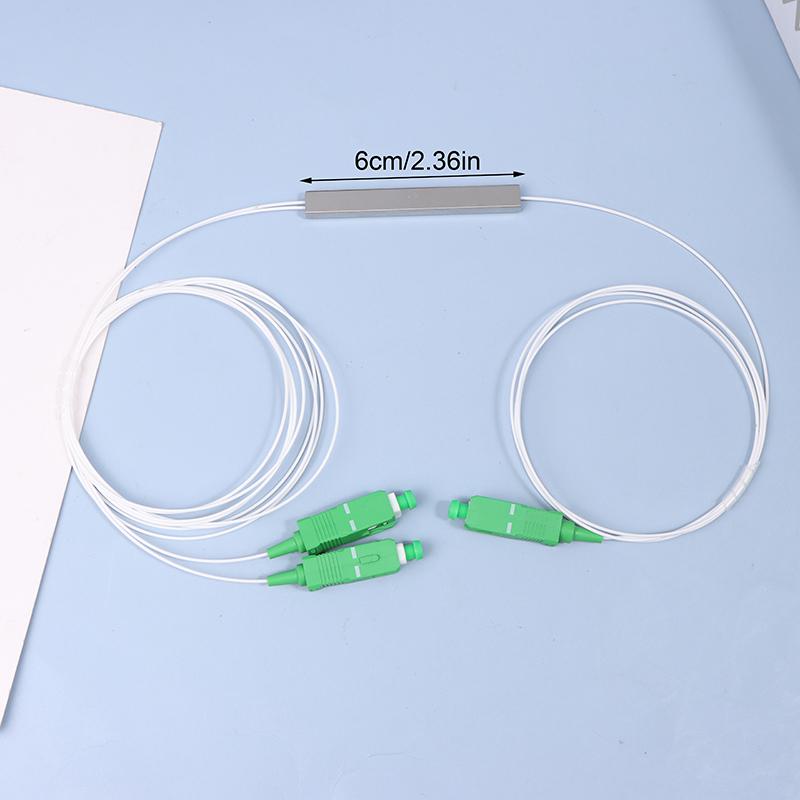 Волоконно-оптический Plc разветвитель 1X2 Sc/Apc Sc/Upc Mini Blockless 1*2 Sc Apc/Upc разъем Волоконно-оптический разветвитель Ftth одномодовый