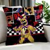 Game Five Nights At Freddy'S Cushion Cover Cushion Cover Set 4Pcs 50X50 45X45 40X40 Pillowcase Decorative Sofa Home Decor