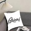 Classic Brand BBrioniS Cushion Cover Pillowcase Ultra Soft Skin Friendly Fabric Cloud Like Comfort  Concealed Zipper