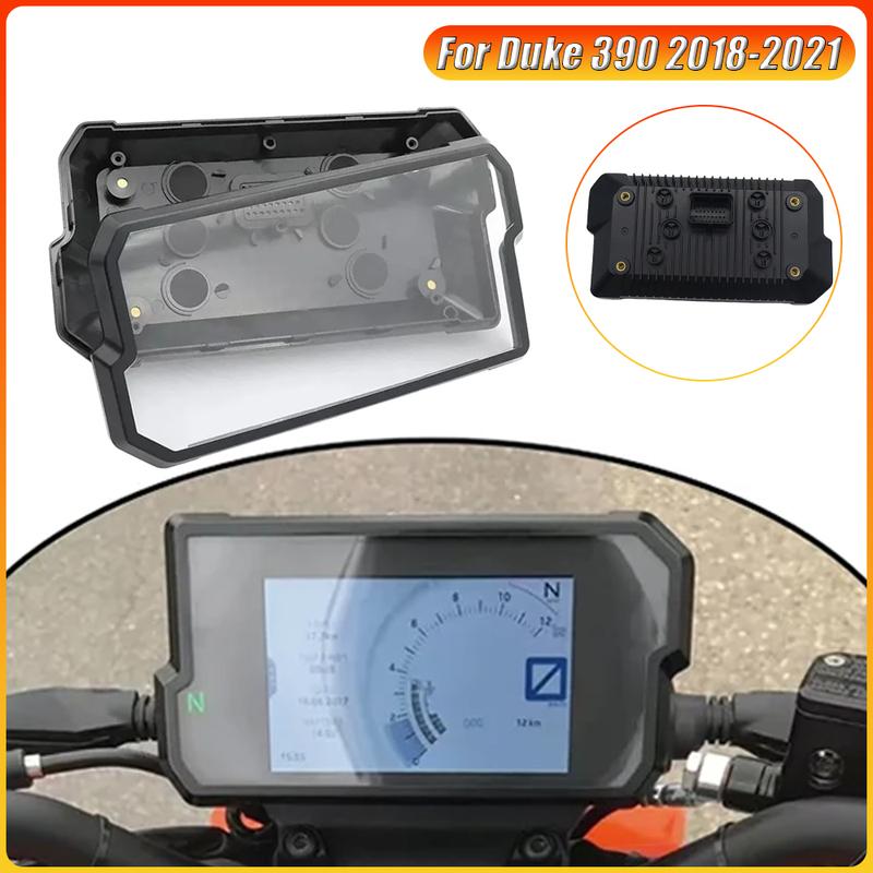 Direct Replacement trument Cluster Housing for KTM Duke 390 2018-, Speedometer & Tachometer Protective Cover Shell