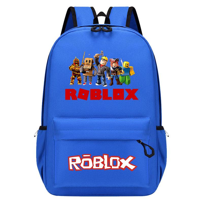 Roblex Игровой рюкзак для виртуального мира Студенческая сумка Холщовая сумка большой вместимости
