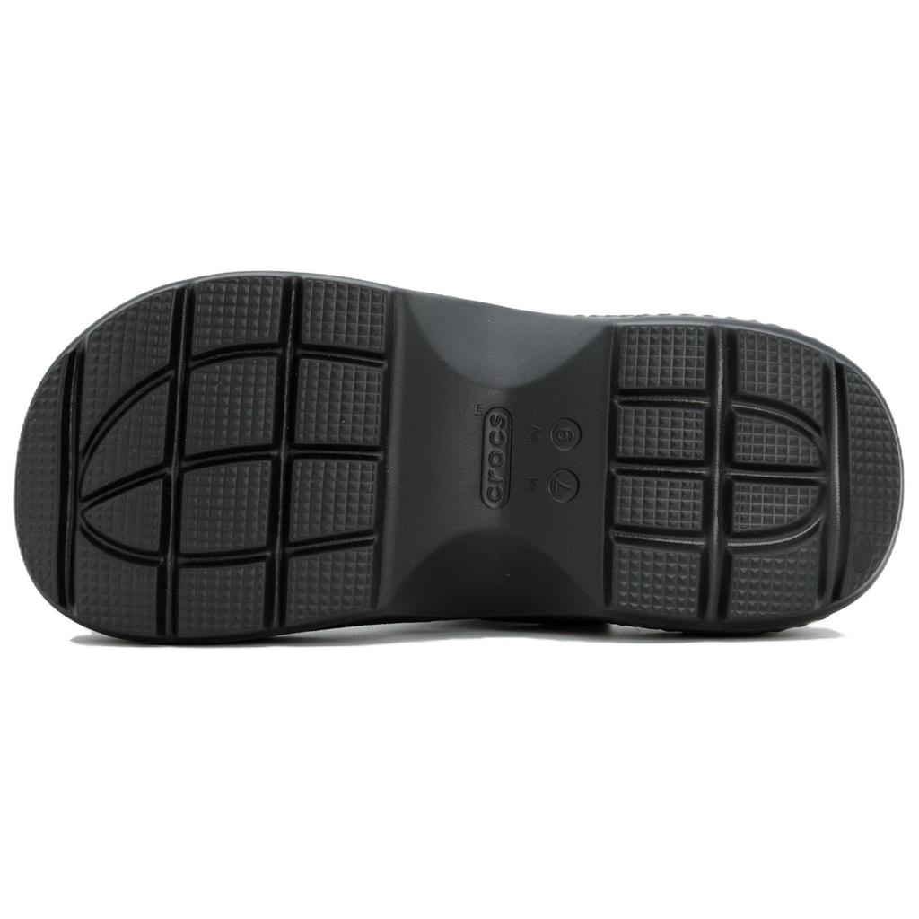 Crocs Stomp Brilliant Pearl EVA Simple Fashion Trend Casual Hole Shoes Unisex Black