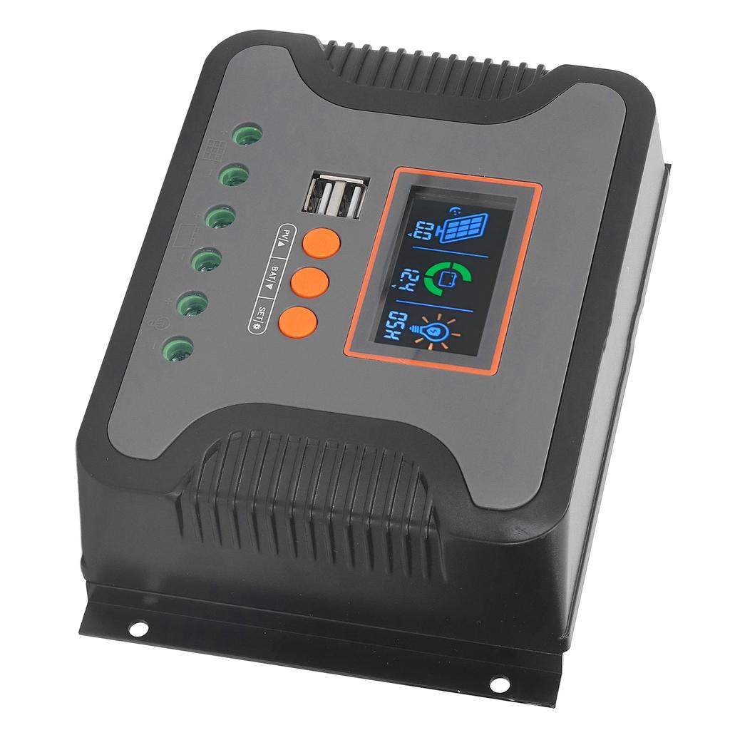 PowMr PWM контроллер солнечного заряда 60A 12V 24V 36V 48V 2 USB порта регулируемый ЖК-дисплей AGM Gel