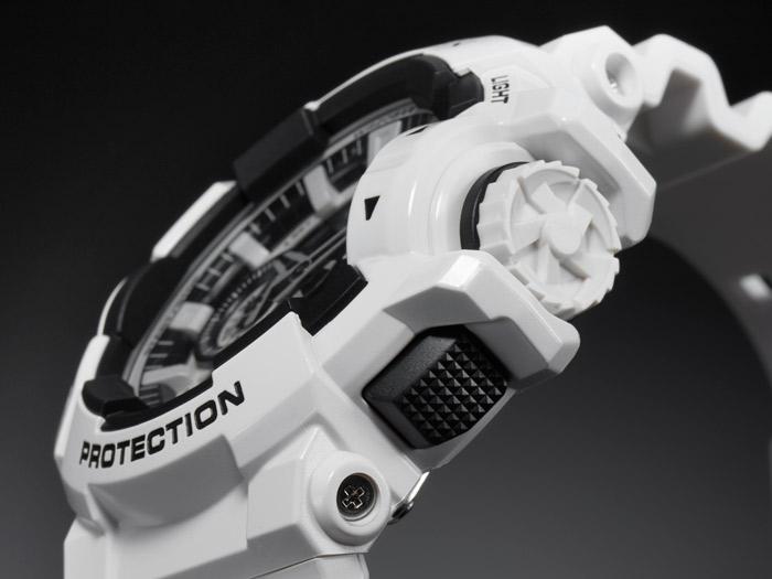Casio Мужские часы G-SHOCK из смолы, водостойкость 200 м, цифровые, ударопрочные, кварцевые, GA-400-7A