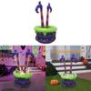Inflatable Witch Pvc Ice Bucket For Halloween With Cold Drink Toy Dispenser
