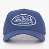 Men's Cap with White Logo, Dark Blue Color