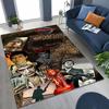 Classic Scarface Tony Montana Movie Art Carpet Rug for Bedroom Living Room Sofa Home Doormat Decor Large Kids Non-slip Floor Mat