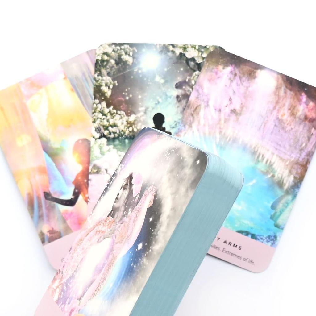 Starseed Oracle [New Edition] Japanese Instruction Manual Included, Authentic Fortune Telling Oracle Cards, Blue Edge, Direct from the Manufacturer