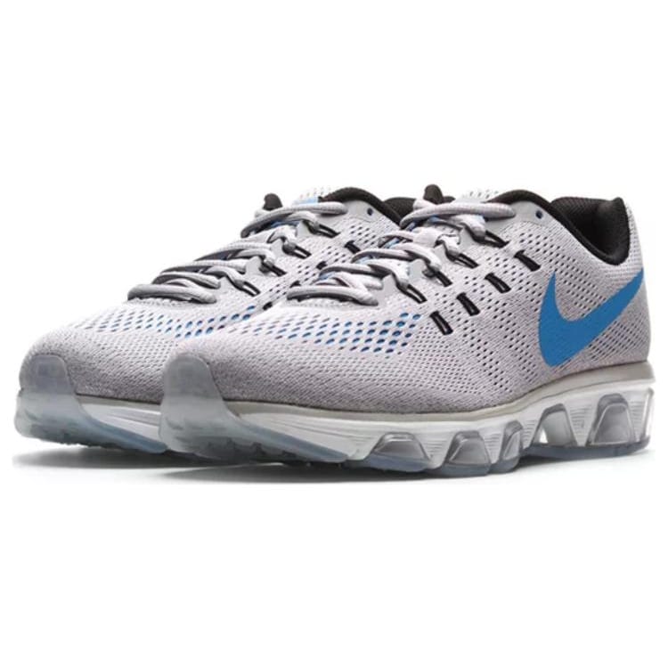 Nike Air Max Tailwind Износостойкие Дышащие Низкие Беговые Кроссовки Мужские Серебристо-серые 805941-014