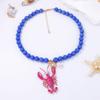 Polka Dot Beach Starfish Choker Cute Beads Necklace Simple Ocean Style Clavicle Chain  Vacation