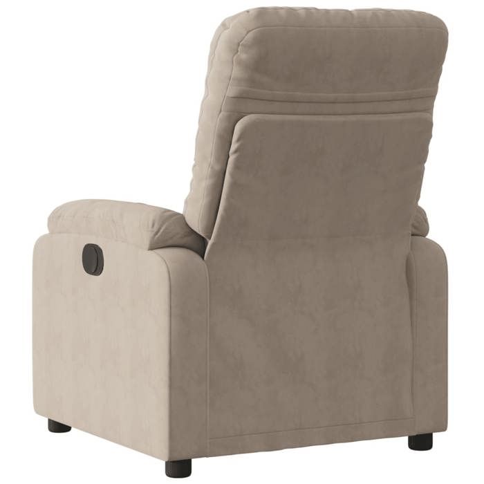 VidaXL Reclining Armchair, Relaxation Chair, Seat with Armrests and Backrest, Living Room TV Armchair, Modern, Taupe 373449