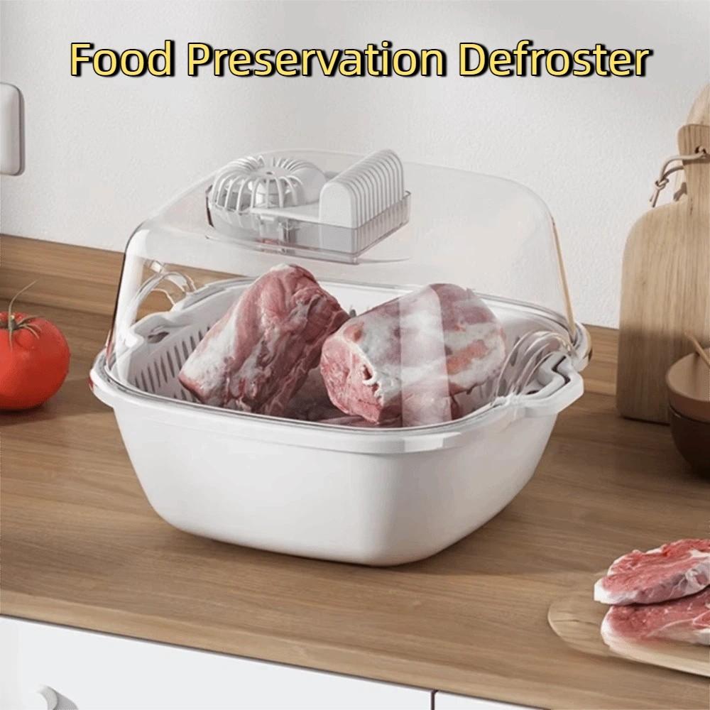 Wireless Food Preservation Defroster Ultraviolet Meat Defroster Household Drain Basket  Vegetables