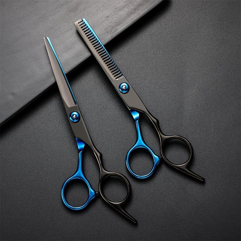 Hairdressing Scissors Set: Stainless Steel Cutting & Thinning Shears for Home Use