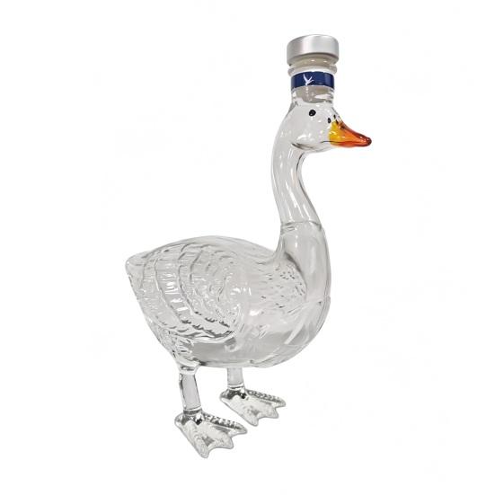 Goose Shape Whiskey Bottle Decanter 3D Bird Liquor Glass with Frosted Stopper
