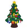 DIY Felt Christmas Tree Christmas Decoration for Home New Year Christmas Ornaments Santa Claus Xmas Kids Gifts