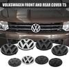 YNEPB1 1/2pcs Car Front Rear Trunk Logo Emblem Badge Sticker Decoration For Volkswagen VW Transporter T5 2010 2011 2012 2013 2015 2014