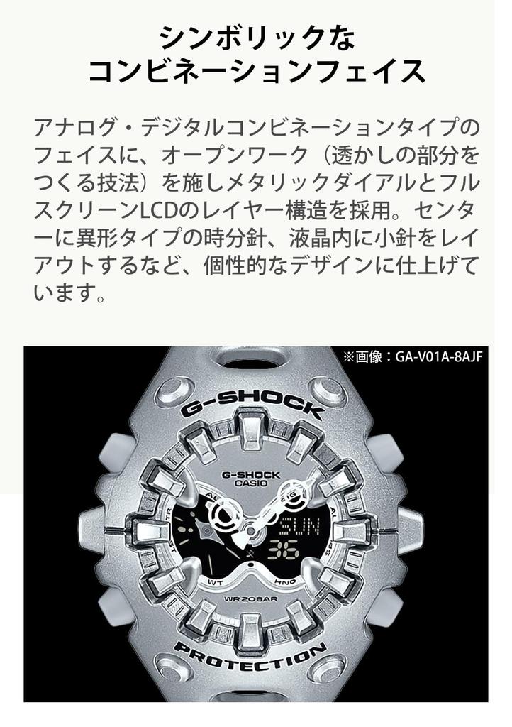 Мужские черные часы Casio G-Shock GA-V01-1AJF