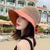 Солнцезащитная шляпа Пляжная шляпа Женская солнцезащитная модная тонкая шляпа рыбака