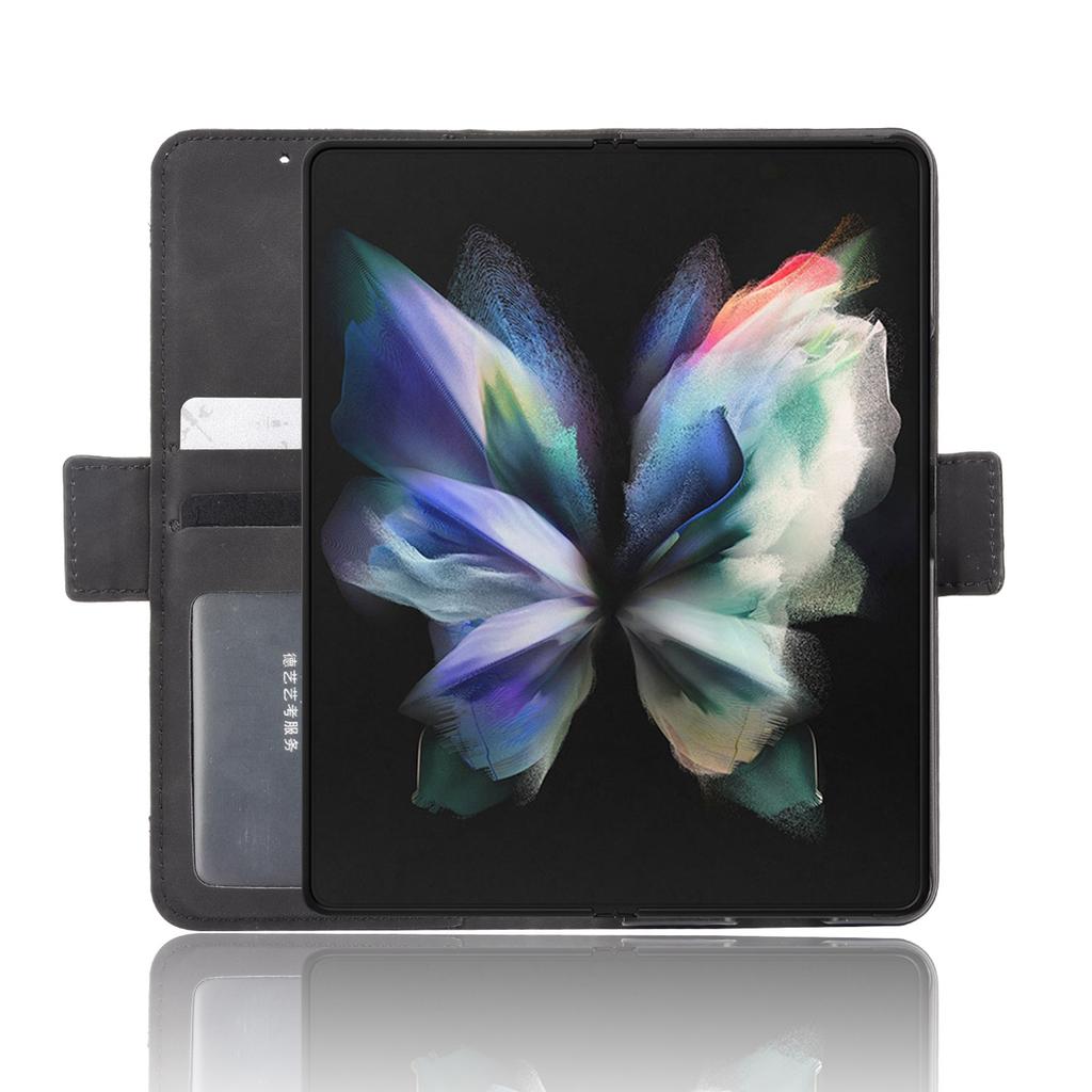 Кожаный чехол для Samsung Galaxy Z Fold 7 6 5 4 3 Fold6 5G с держателем для стилуса, слотом для карт, держателем, сумкой для телефона, магнитной обложкой-книжкой