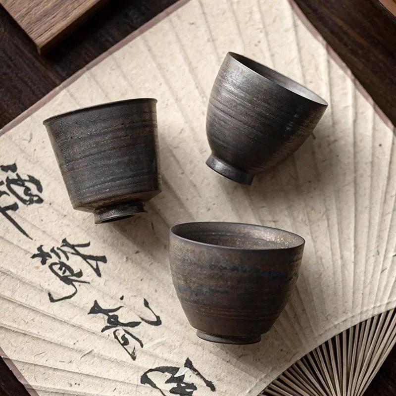 Master's Cup японская ретро грубая керамика чайный сервиз кунг-фу персональная керамическая чашка для воды