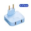 3 In 1 Eu Extension Plug With Usb For Mobile Phone Charging Converter Socket