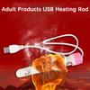 2 шт. USB нагревательные стержни, безопасная теплая стимуляция, удобные уникальные теплые палочки для мужской чашки для мастурбации