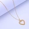 Necklace for Women, Japanese and Korean Style, Niche Design, Heart of Love, Peach Pendant, Simple Necklace, Collarbone Chain, Ti