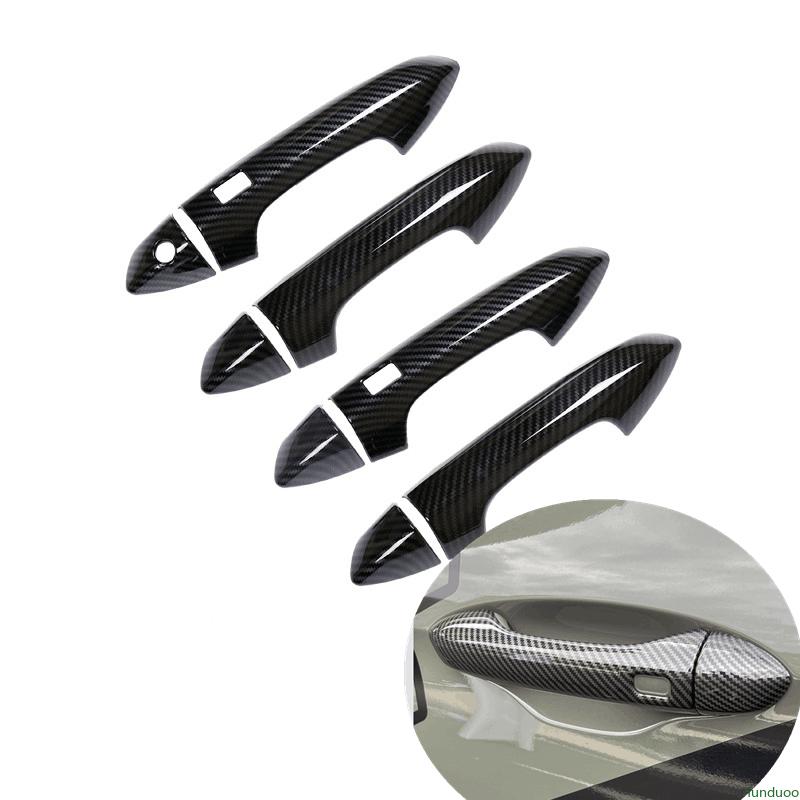 Для Geely Coolray 2018 углеродное волокно хромированная дверная ручка автомобиля крышка чаши Декор отделка наклейка Стайлинг