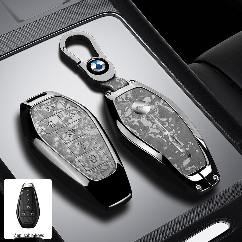 Чехол для ключей Denza D9 N7max: Металлический противоударный чехол N8/N8L - Легкая роскошь, простой стиль.