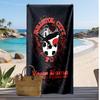 Bristol City Personalized Printed Beach Towel Soccer Logo Support Custom Name Text Absorbent Towel For Sport Travel Special Gift