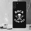 Чехол для телефона Rock Roll Skull для Samsung Galaxy S25 Ultra S20 S21 S22 S23 S24 Plus S9 S10 S24 FE S25 FE