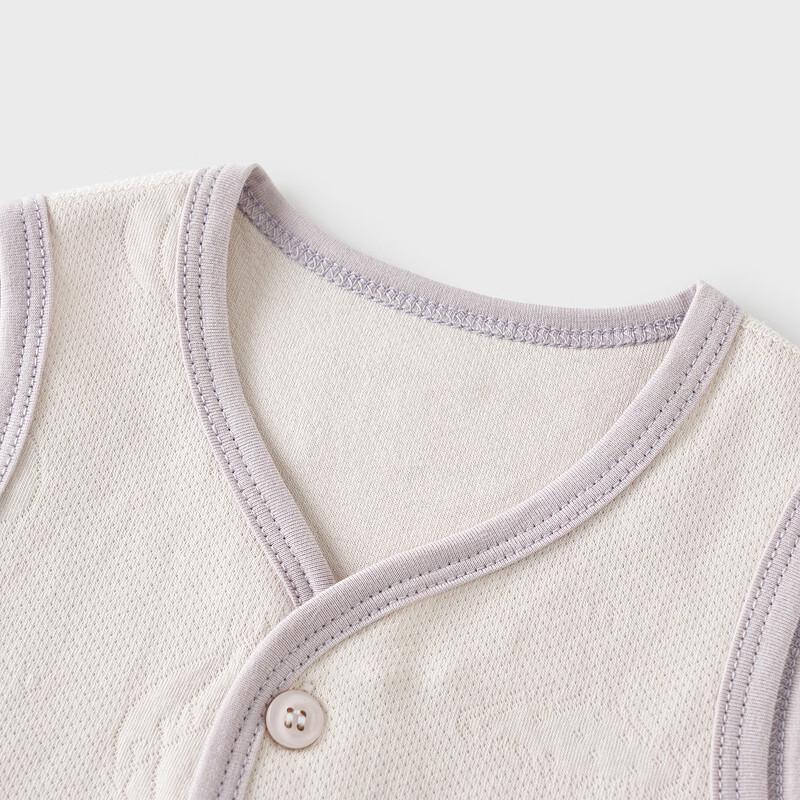 Tongtai Baby Pure Cotton Jacquard Mesh Vest