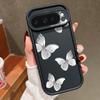 Однотонный матовый противоударный чехол с рисунком бабочки для Google Pixel 9 Pro XL 8 Pro 8A TPU мягкий защитный чехол для линз телефона