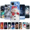 For Xiaomi Redmi 9C Case 6.53 Inch Back Phone Cover For Redmi 9C NFC Soft TPU Silicon Bumper Winter Christmas Snow Tree New Year