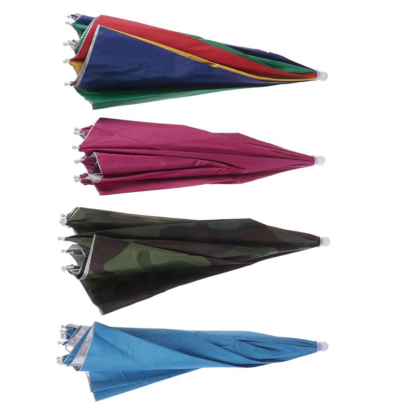 Складная шляпа-зонт, 1 шт., рыбалка, туризм, кемпинг, пляжный головной убор, шляпа от солнца, шляпа