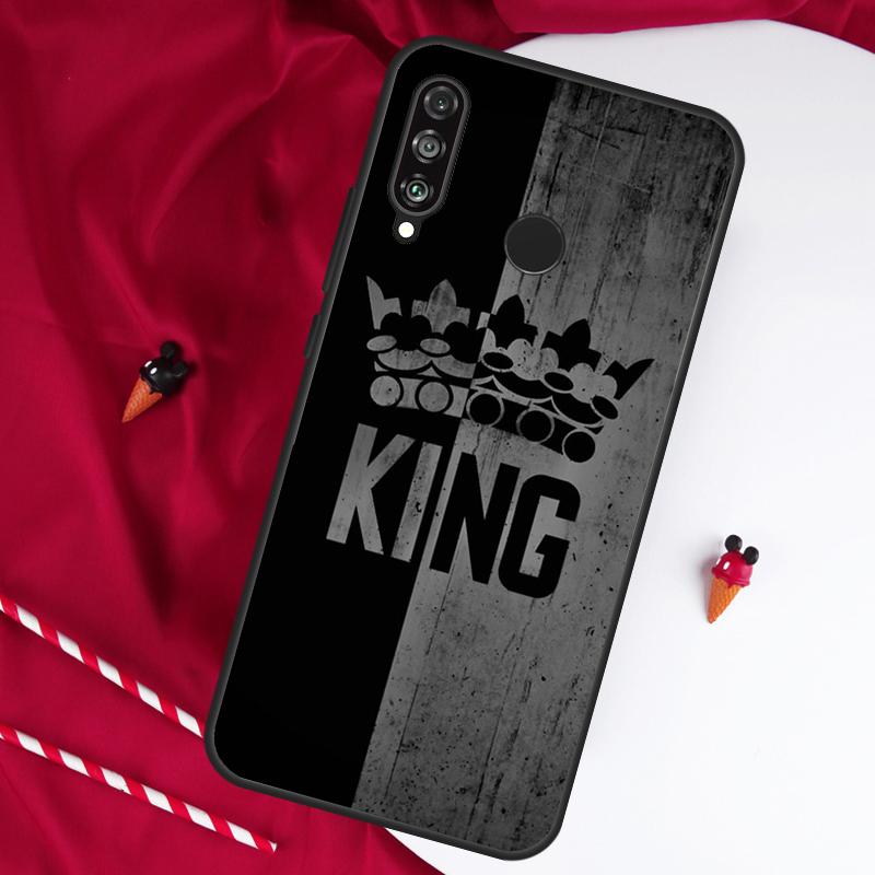 Арт 'Король Королева' для Huawei Nova Y90 Y70 Y60 Y72 Y73 Y61 Y91 7i 8i 11i 12i 12s 9 10 SE P20 P30 P40 Lite Чехол