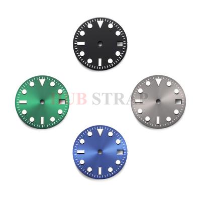 NH35 28,5 мм Зеленый Светящийся Циферблат Mariner Watch Dial Подходит для Механизмов NH35 NH36 4R36 Аксессуары для Часов Инструменты для Ремонта Часов