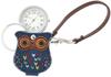 Pocket Watch Analog Owl Bag Charm Clock with Loupe [Fieldwork] LW036-2 Women's