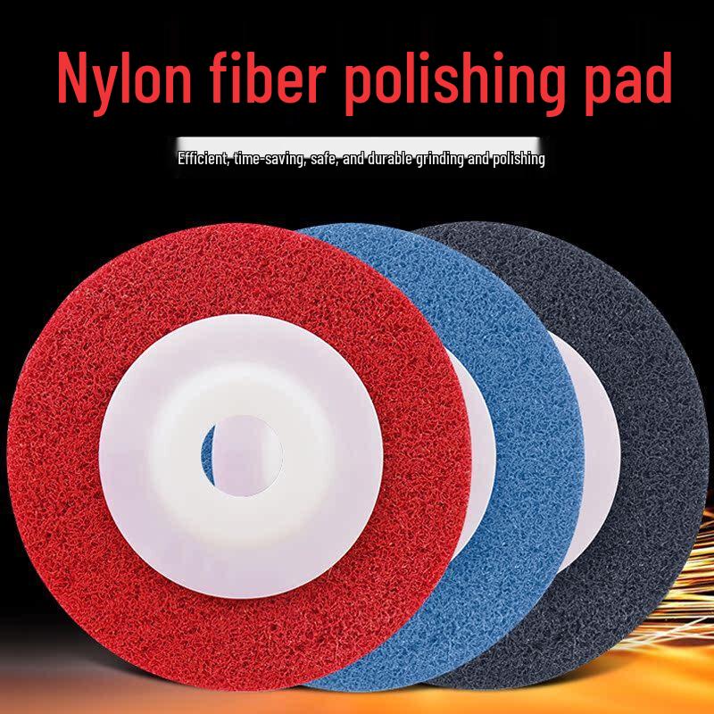 Jun Ding Ying Red Nylon Polishing Discs for Angle Grinder