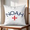 Luxury Brand NNOAH Cushion Cover Natural Linen Organic Fabric DoubleSided Printing Couch Pillow Covers Home Decor