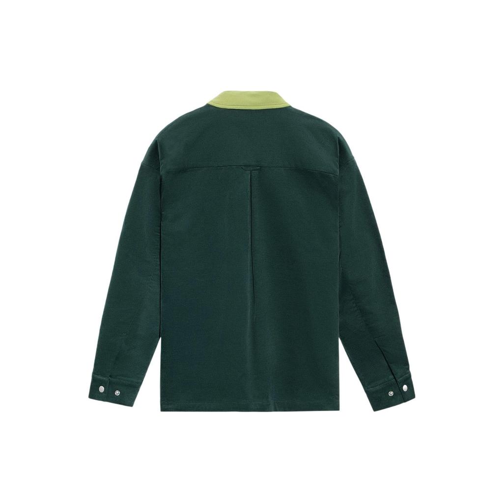 Li-Ning Ln Badfive Symmetrical Pattern Loose Jacket Men Outerwear Green AFDRA33-3