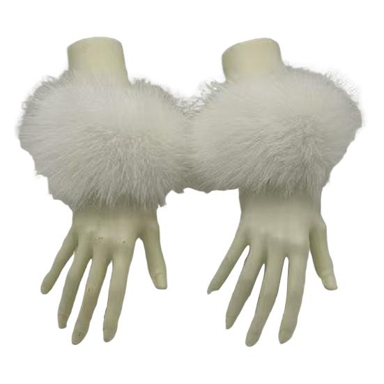 1 пара искусственных меховых напульсников, пушистые женские плюшевые манжеты, ветрозащитный тепловой аксессуар для курток и свитеров