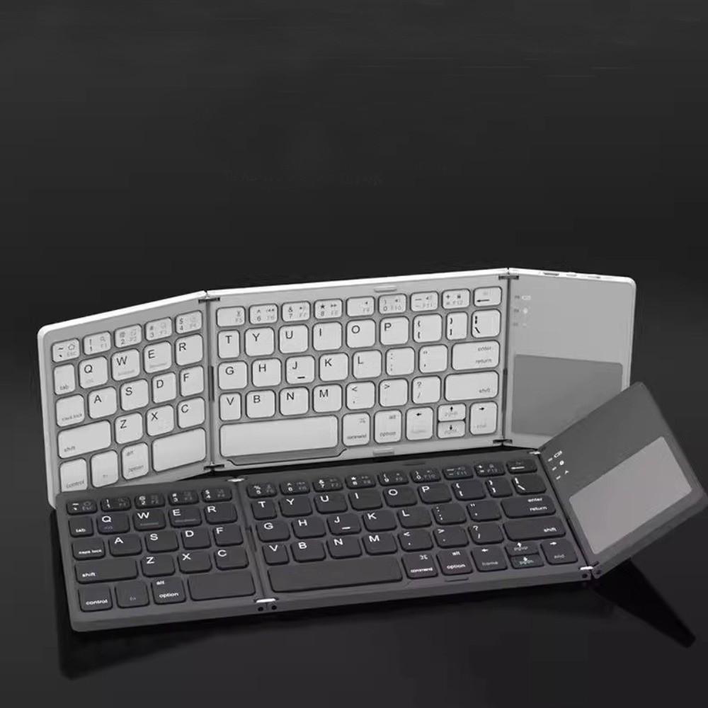 3-Folding Design Bluetooth Keyboard for Windows, Android, iOS systems Mobile Work