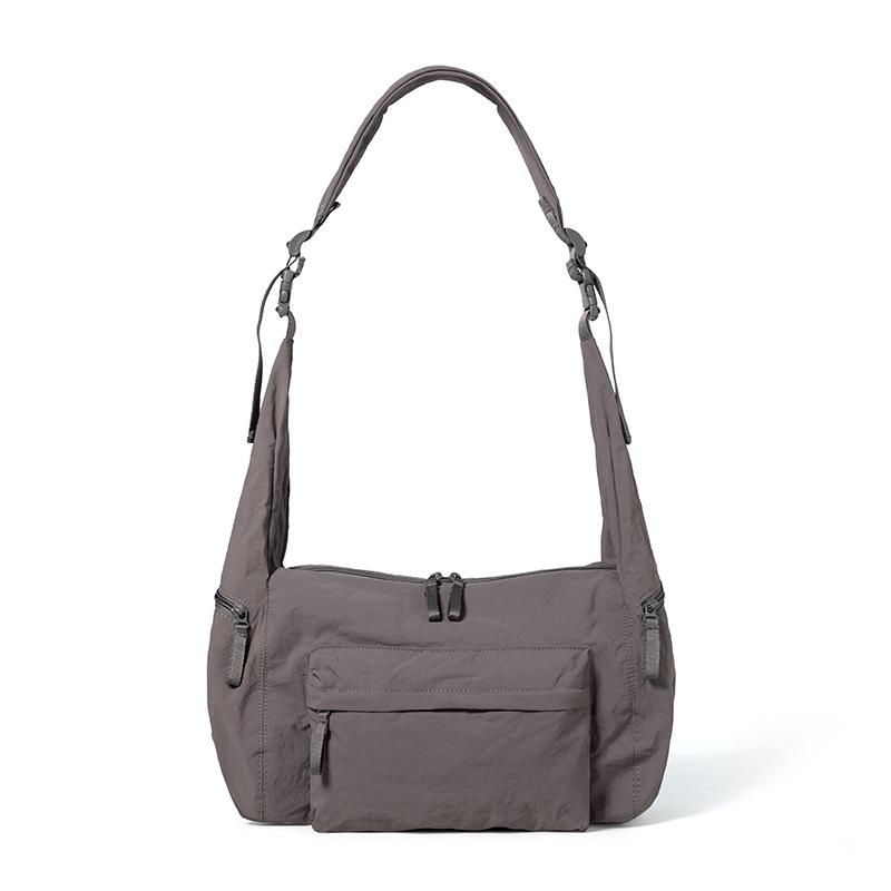 Waterproof Nylon Bag Unisex Large Capacity Sports Shoulder Bag Crossbody Bag