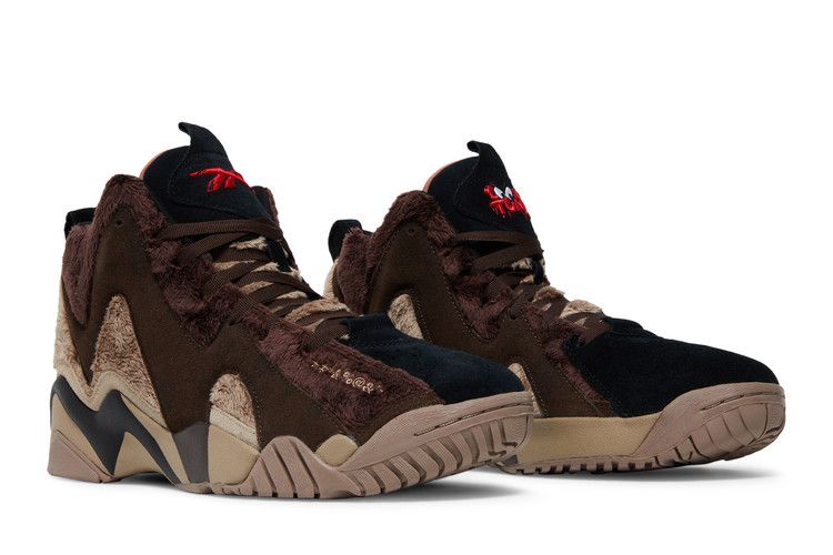 Мужские кроссовки Reebok Hurrikaze II Mid Looney Tunes Taz Коричневый/Песочно-бежевый/Черный